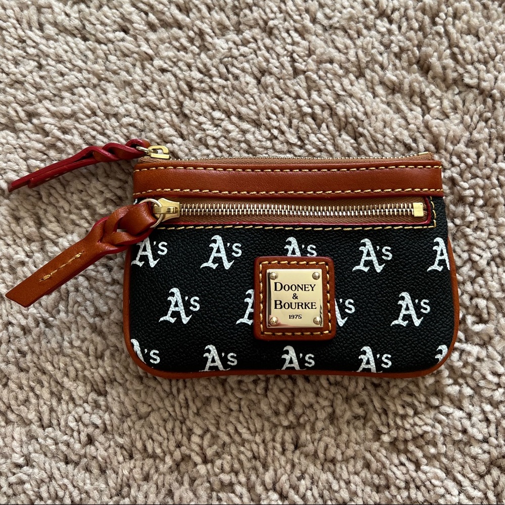 NWT Dooney & Bourke MLB Coin Case Oakland Athletics BRAND NEW